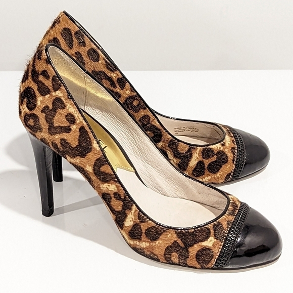 Michael Michael Kors animal print heels size 5 - Picture 1 of 15